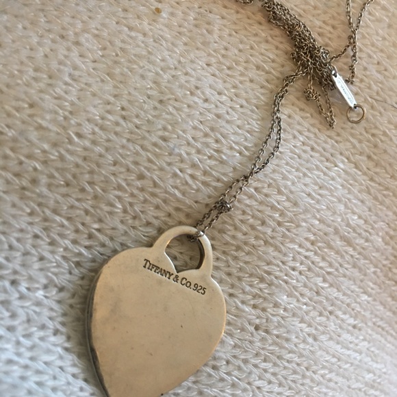 Authentic Tiffany Heart Tag Necklace - Picture 4 of 5